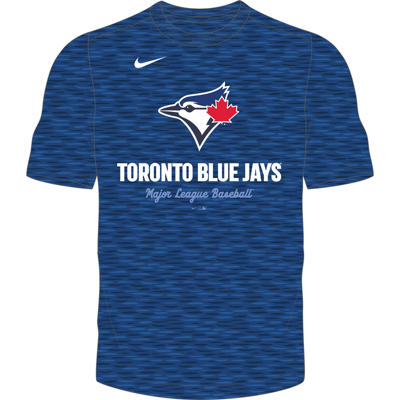 Nike Men's MLB Toronto Blue Jays MLB Logo Triblend Tee