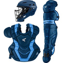 Used Easton Elite X Catchers Protective Box Set-Adult-Navy/Blue - lauxsportinggoods
