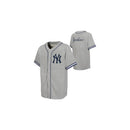 Outerstuff Boy's New York Yankee Field Core Solid Button SS Baseball Tee - lauxsportinggoods