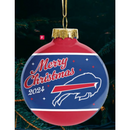 Majestic Buffalo Bills 2024 Glass Ball Ornament - lauxsportinggoods