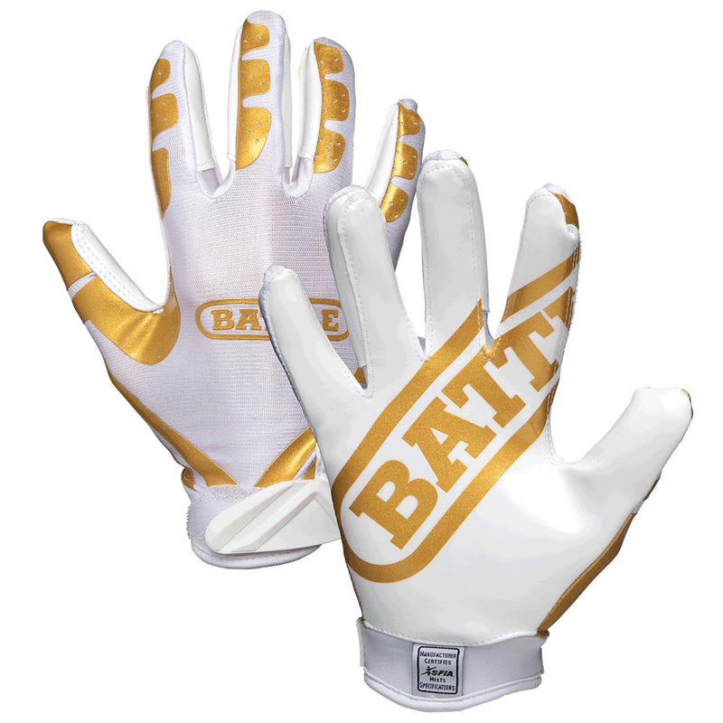 Battle Adult Double Threat Receiver Gloves - lauxsportinggoods