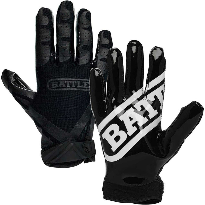 Battle Adult Double Threat Receiver Gloves - lauxsportinggoods
