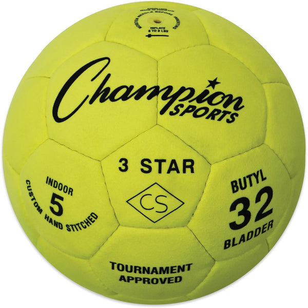 Champion Sports - 3 Star Indoor Soccer Ball - lauxsportinggoods