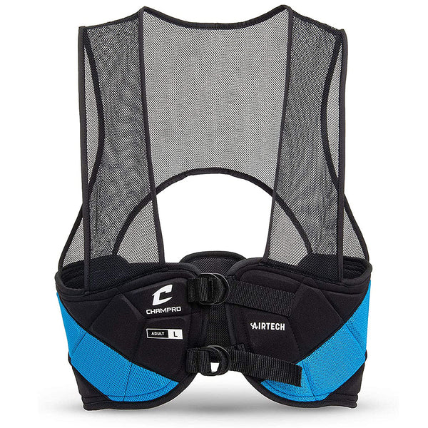 Open Box Champro CH-FR3-L Air Tech 3 Adult Rib Vest-Black-Large - lauxsportinggoods