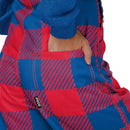 JH Design Buffalo Bills Buffalo Plaid Overalls Womens - lauxsportinggoods