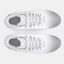 Under Armour Boys' UA Spotlight Franchise 4 RM Jr. Football Cleats - White/Metallic Silver - lauxsportinggoods