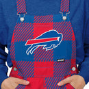 JH Design Buffalo Bills Buffalo Plaid Overalls Womens - lauxsportinggoods