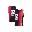 Mitchell & Ness NBA Miami Heat Shaquille 05 O'Neal Swingman Jersey - Black - lauxsportinggoods