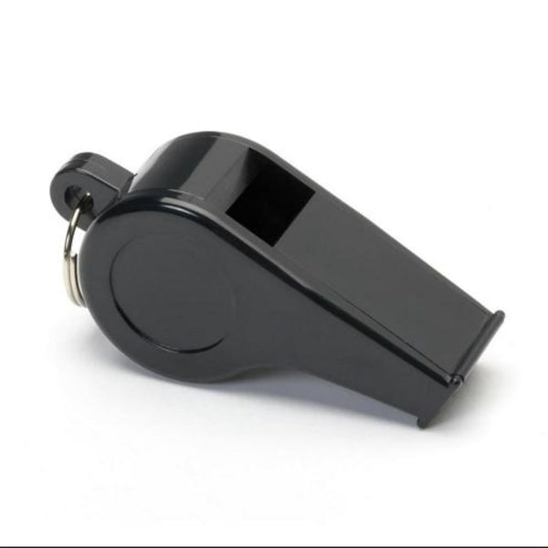 Champion Medium Weight Plastic Whistle - Black - lauxsportinggoods