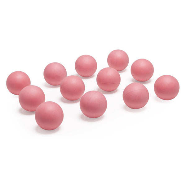 Champion Sports - Sponge Practice Lacrosse Balls - 1 Dozen - Pink - lauxsportinggoods