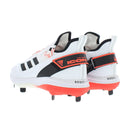 Adidas Men's ICON 7 Boost Baseball Cleats - White/Black/Orange - lauxsportinggoods