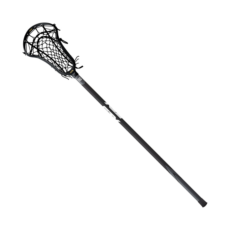 STX Women's Aria Pro Comp 10 Complete Stick Lacrosse Complete Sticks - 7/8 inch - Black