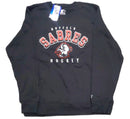 Starter Men's Buffalo Sabres Full Front Screen Print Classic Crewneck Sweatshirt - lauxsportinggoods