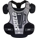 STX Lacrosse Shield 200 Goalie Chest Protector - Black/Grey - lauxsportinggoods