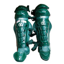 TAG Girl's 10-12 520 Leg Guards Double Knee - 10 inch - Dark Green - lauxsportinggoods