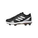 Open Box Adidas PureHustle2 TPU Ladies Softball Cleats - Black/Silver - 6.5 - lauxsportinggoods