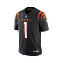 Fanatics Nike Men's NFL Cincinnati Bengals Ja'Marr Chase S/S Limited Jersey - Black - lauxsportinggoods
