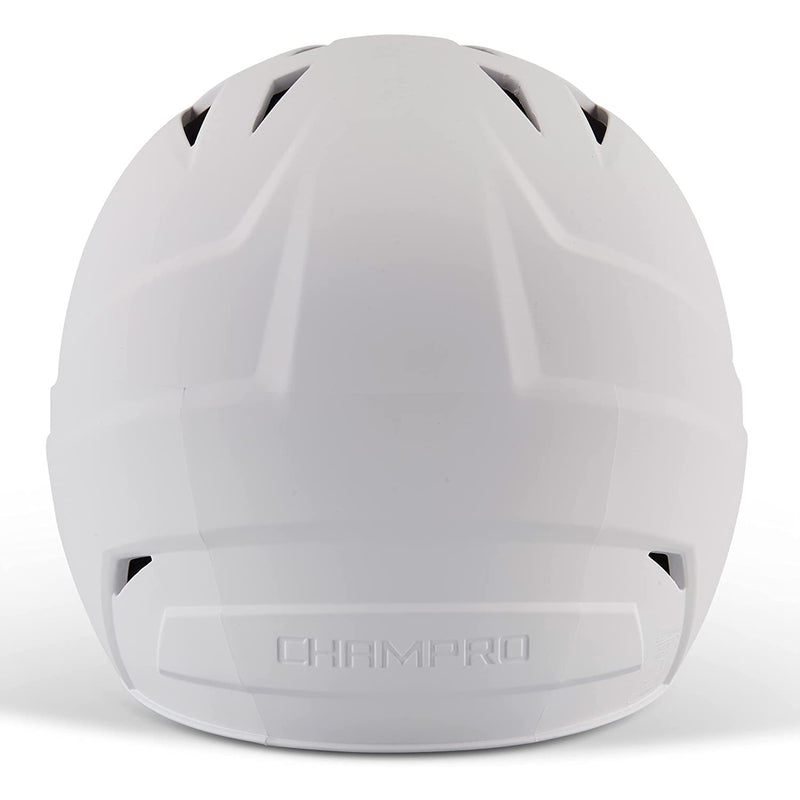 Used Champro HX Gamer Plus Bsbll Helmet w/Flap-WHITE BODY-Junior - lauxsportinggoods