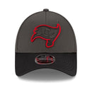 New Era Tampa Bay Buccaneers Sideline Road Olive 9Forty Stretch Snap Cap - One Size - lauxsportinggoods