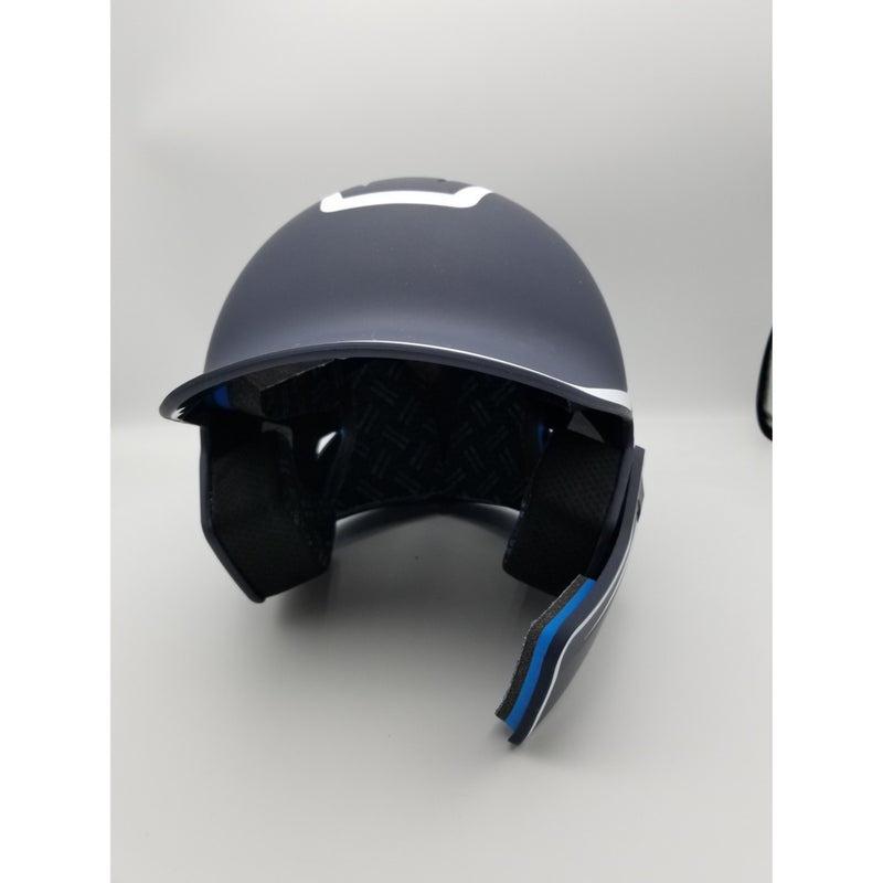 Used Champro HX Legend Plus 2-Tone Bsbll Helmet w/Flap-NAVY BODY WHITE BODY-Medium/Junior - lauxsportinggoods