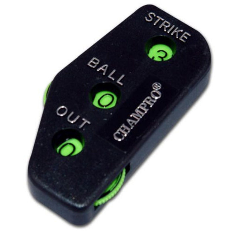Champro 3 Dial Baseball Umpire Indicator - Black/Green - lauxsportinggoods