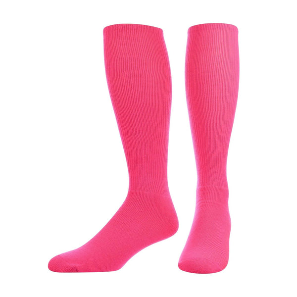 TCK Sports Allsport Value Tube Sock - Small - Hot Pink - lauxsportinggoods