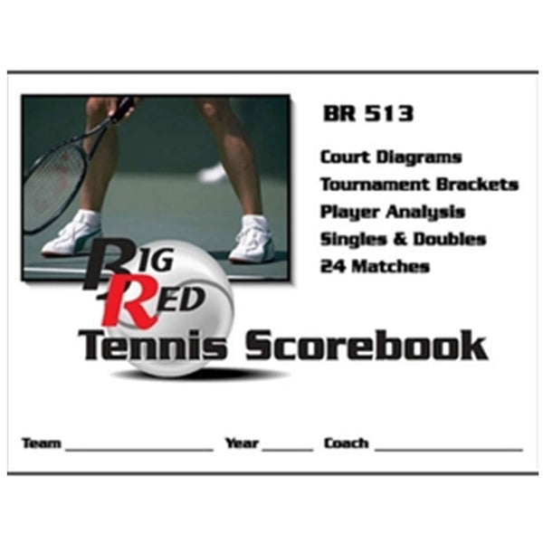Big Red B5130 Tennis scorebook - lauxsportinggoods