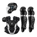 Easton Gametime 2.0 Baseball Catcher's Equipment Box Set - Black - lauxsportinggoods