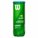Wilson Open Green Tournament 3 Ball Can - lauxsportinggoods