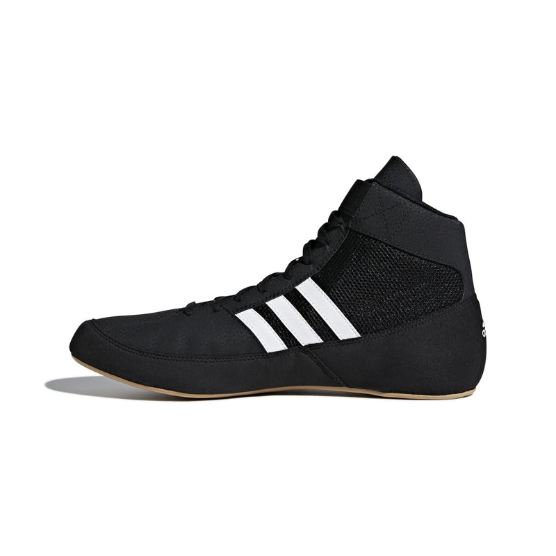 Adidas HVC 2 Men's Wrestling Shoe - Black/White - lauxsportinggoods