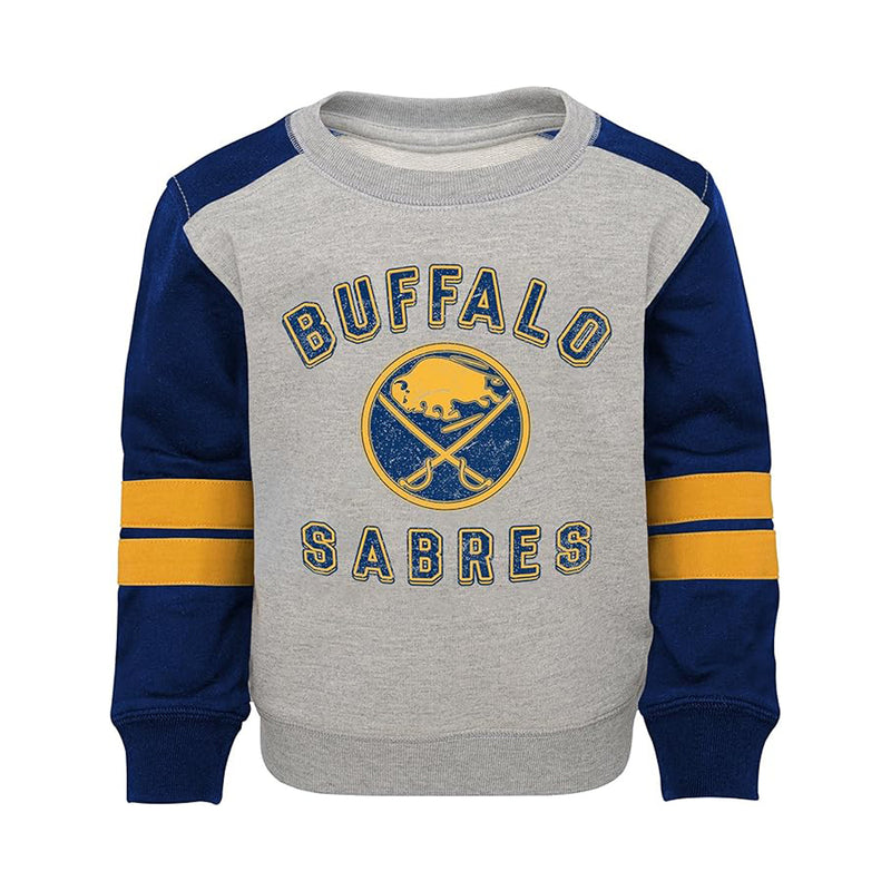 OSH-5995-2T Sabres Youth Grey/Navy L/S Top - lauxsportinggoods