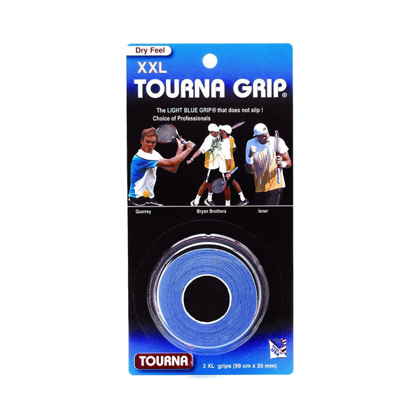 Tourna 3 XXL Blue Grips On Roll - lauxsportinggoods