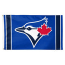 Wincraft Toronto Blue Jays V  Deluxe STRIPE Flag - 3 x 5 ft - lauxsportinggoods