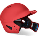 Open Box Champro HX Gamer Plus Bsbll Helmet w/Flap-SCARLET BODY-MATTE-Senior - lauxsportinggoods