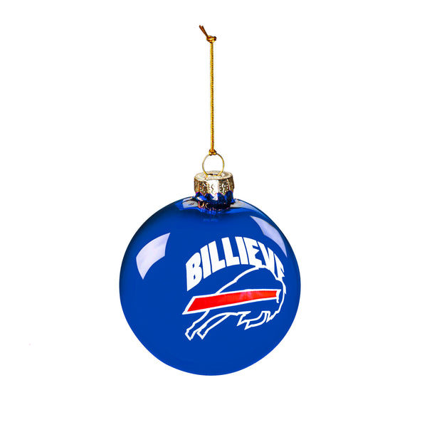 Evergreen Buffalo Bills Ornament Blown Glass - lauxsportinggoods