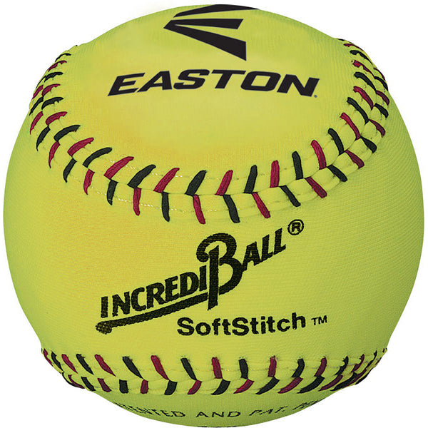 Easton New IncrediBall SoftStitch Training Softball 12" - lauxsportinggoods