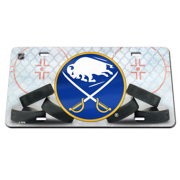 Wincraft Buffalo Sabres Specialty Acrylic License Plate - lauxsportinggoods