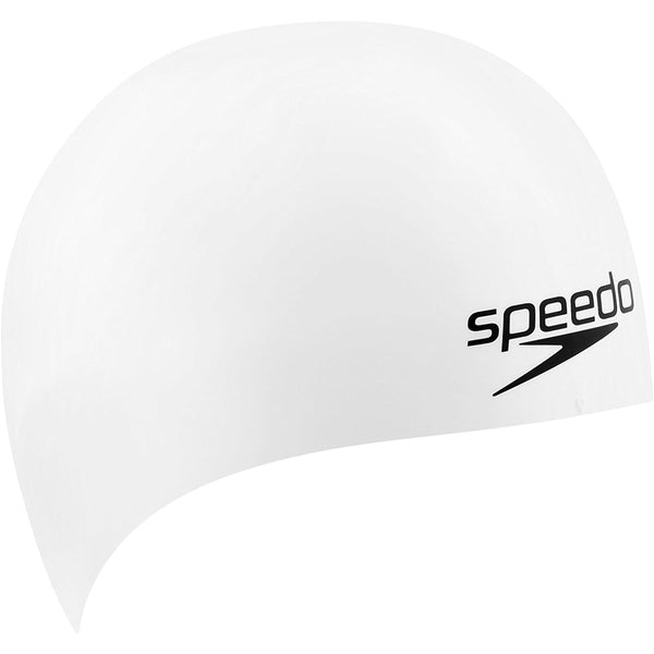 Speedo Unisex-Adult Swim Cap Fastskin Competition - White - Small - lauxsportinggoods