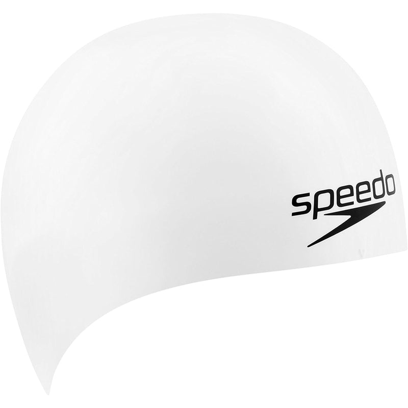 Speedo Unisex-Adult Swim Cap Fastskin Competition - White - Small - lauxsportinggoods
