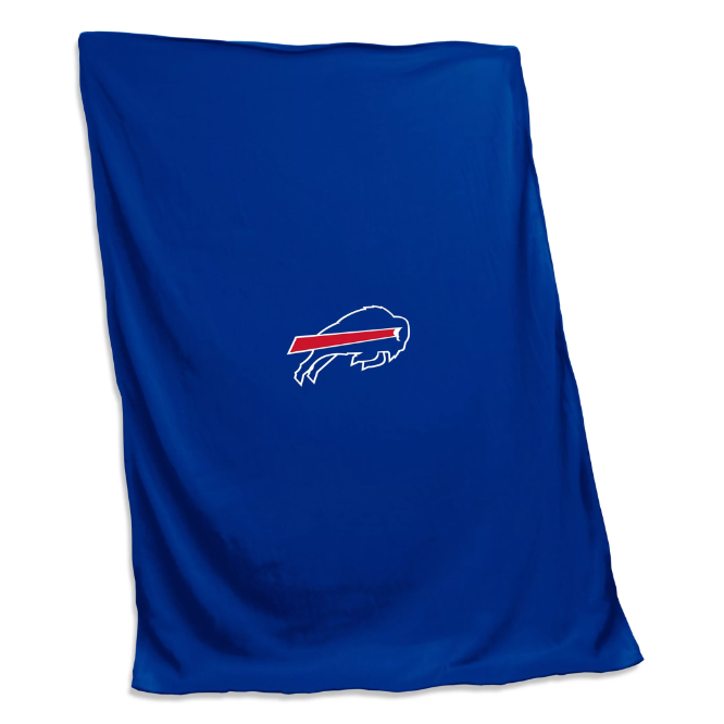 Logo Brands Buffalo Bills Screened Sweatshirt Blanket - 54 x 84 inch - lauxsportinggoods