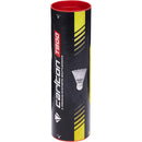 Dunlop T800 T-800 Badminton Shuttle - Medium Speed - White - Tube of 6 - lauxsportinggoods