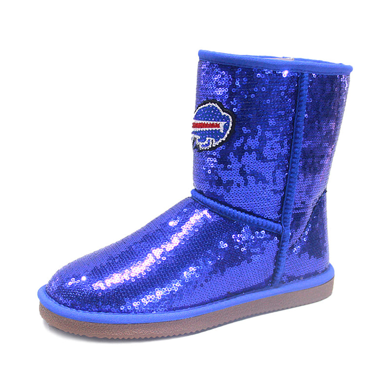 Cuce Women's Buffalo Bills Sequin Boots - lauxsportinggoods