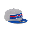 New Era Men's Buffalo Bills Lift Pass 9FIFTY Snapback Cap - Grey/Royal - lauxsportinggoods