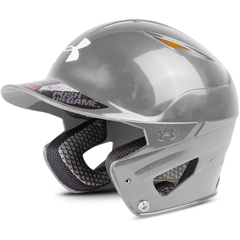 Open Box Under Armour Converge Molded Batting Helmet-Youth-Graphite - lauxsportinggoods