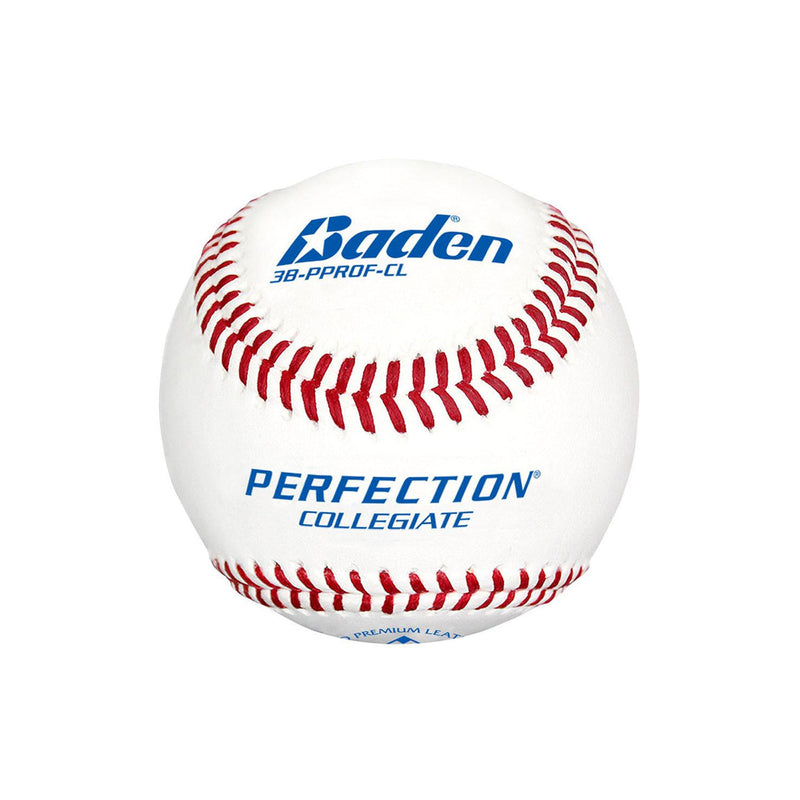 Baden Perfection Leather Collegiate Flat Seam Baseballs - lauxsportinggoods