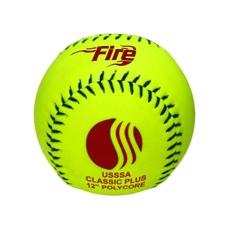 Baden USSSA Classic Plus Synthetic Cover Slowpitch Softballs - 12 inch - lauxsportinggoods