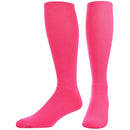 Twin City Team Sock TSR11-HPK Solid Adult Shoe Size 6-9 Hot Pink - lauxsportinggoods