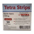 Tetra - Latex Free 4 Wing Fabric Bandages - 50/Box - lauxsportinggoods