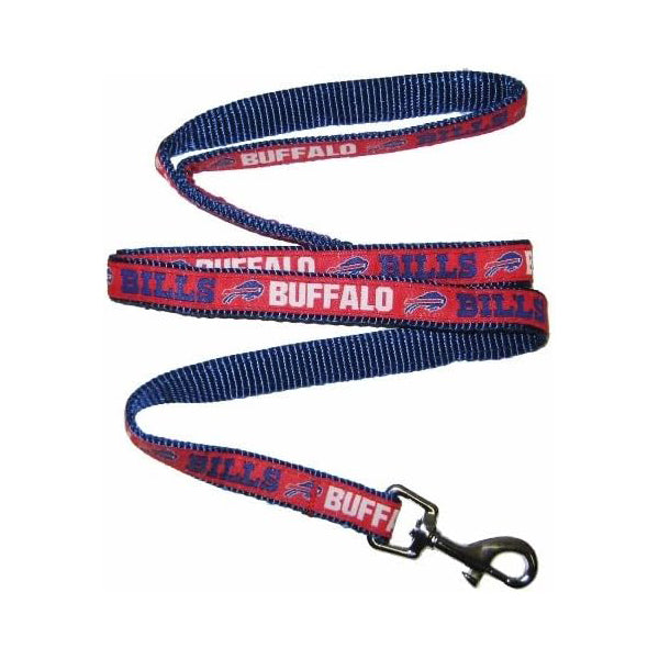 NFL Buffalo Bills Red Woven Team Pet Leash - Small - lauxsportinggoods