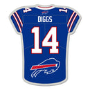 Wincraft Buffalo Bills Jersey Collector Pin Jewelry Card Stefon Diggs - lauxsportinggoods